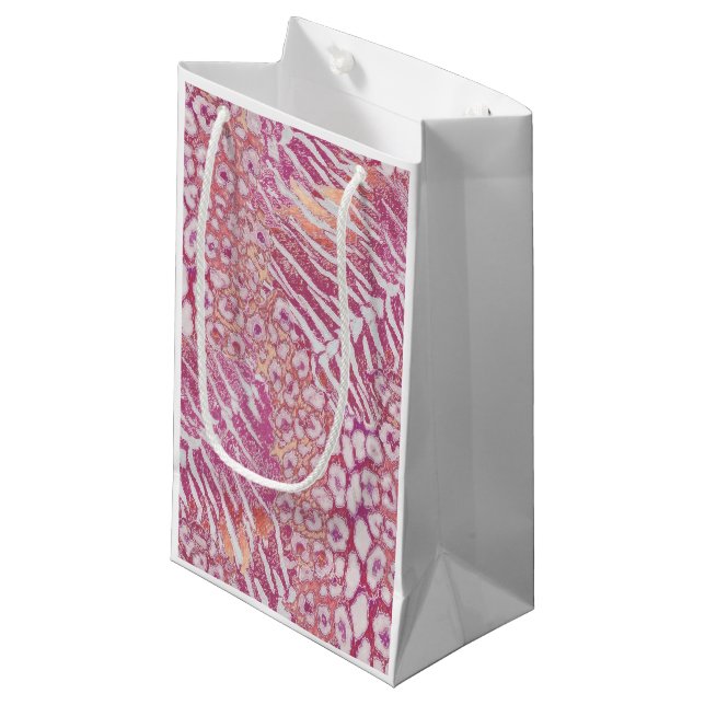 Petit Sac Cadeau Peau de tigre léopard tendance (Devant Angle)