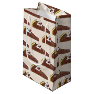Petit Sac Cadeau Pecan Pie Tarte Southern Food Slice Dessert Foin