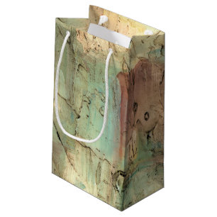 Petit Sac Cadeau Peinture de ton de la terre avec la surface