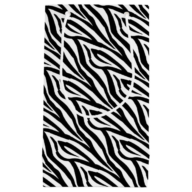 Petit Sac Cadeau Pensez aux zèbres...Maladie rare (Devant)