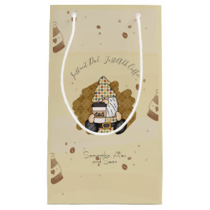 Petit Sac Cadeau Personnaliser pour le papa amoureux du café VINT