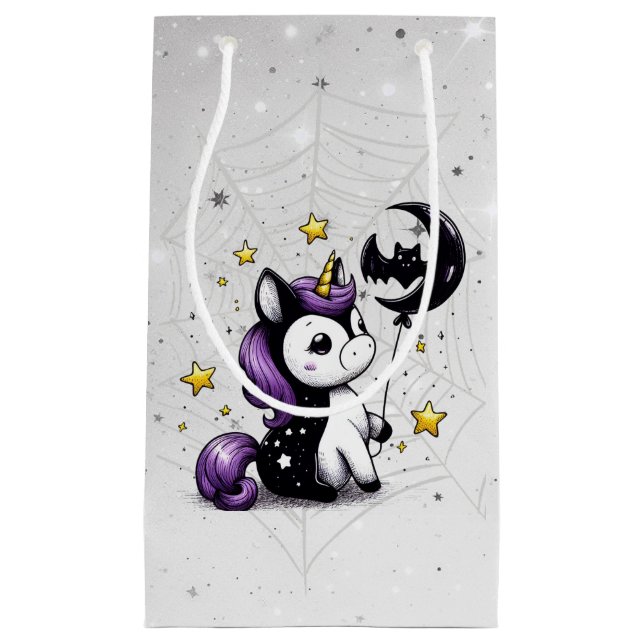 Petit Sac Cadeau Petite licorne (Devant)