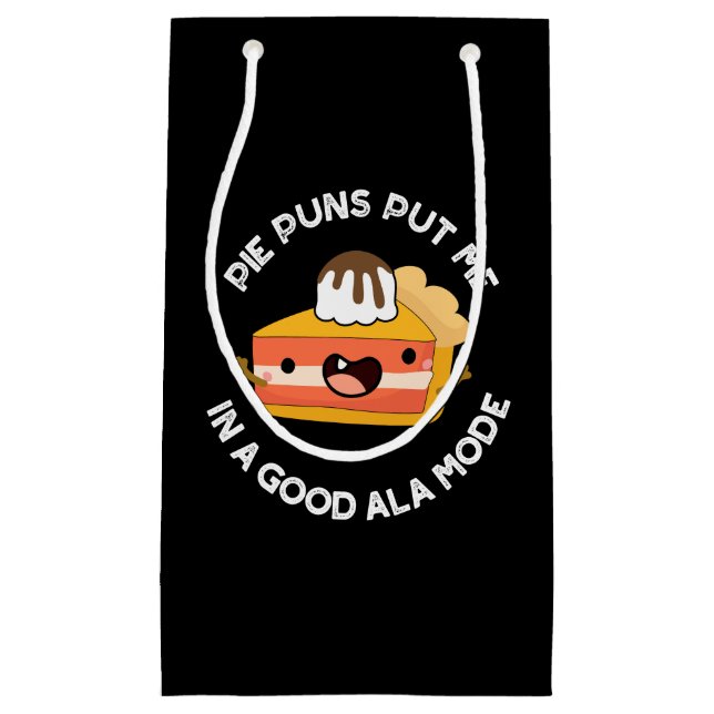 Petit Sac Cadeau Pie Puns Mets-Moi Dans Un Bon Jeu De Nourriture Am (Devant)