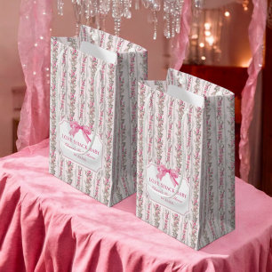 Petit Sac Cadeau Pink Bow Love Shack Baby shower Petit Cadeau