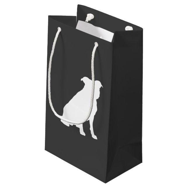 Petit Sac Cadeau Pit Bull Chien Baby Pitbull Douche Genre Neutre (Dos Angle)