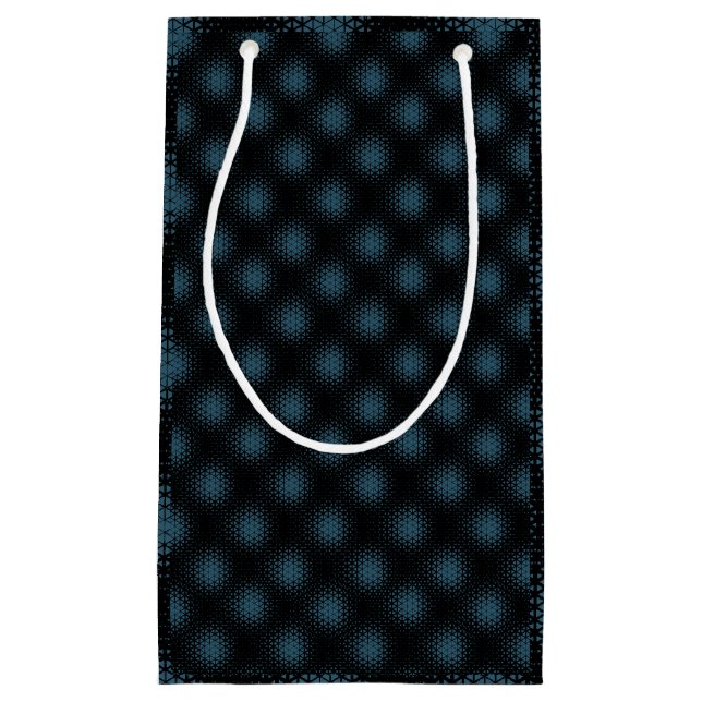 Petit Sac Cadeau Pixel Motif 10.B.bw Black BG (Devant)