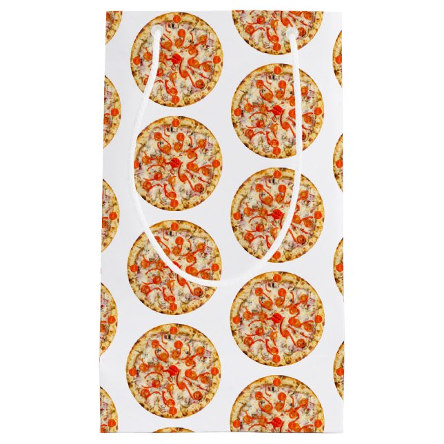 Petit Sac Cadeau Pizza (Devant)