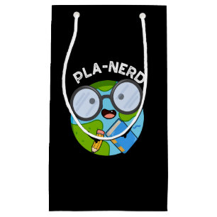 Petit Sac Cadeau Planerd Drôles de Puns de Planète Fond Sombre
