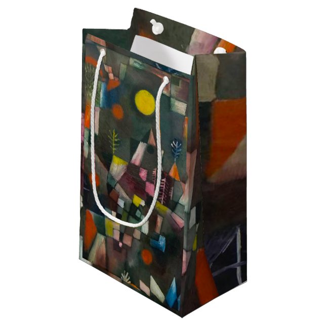 Petit Sac Cadeau Pleine lune Paul Klee Expressionnisme (Devant Angle)