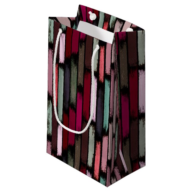 Petit Sac Cadeau Pluie de couleurs 3 (Devant Angle)