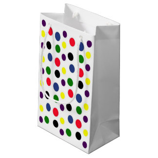 Petit Sac Cadeau Point de polka coloré d'amusement