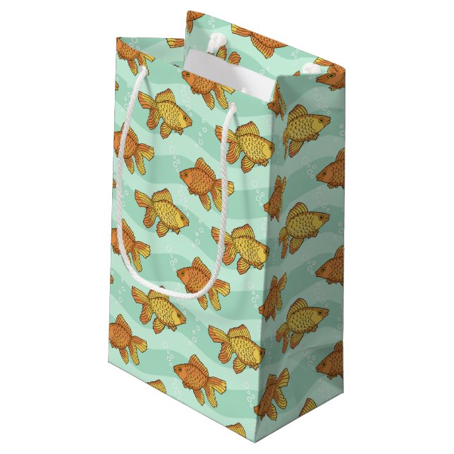 Petit Sac Cadeau Poisson-motif (Dos Angle)