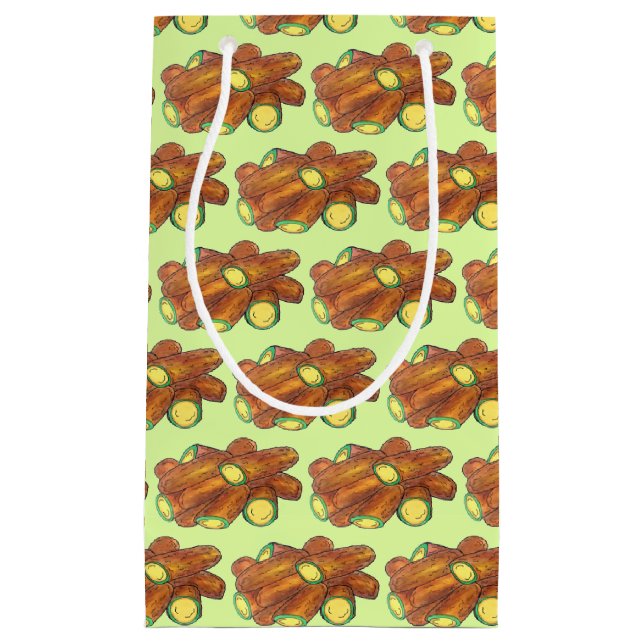 Petit Sac Cadeau Poivron de Jalapeño frit vert Jalapeno chaud poivr (Devant)