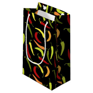 Petit Sac Cadeau Poivrons Rouges Cinco de Mayo Nourriture Mexicaine