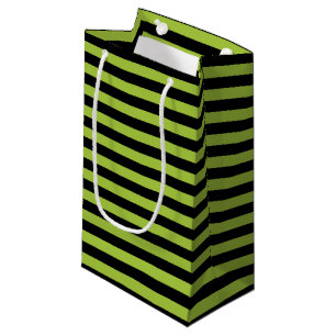 Petit Sac Cadeau Pommes - Grandes vertes et noires
