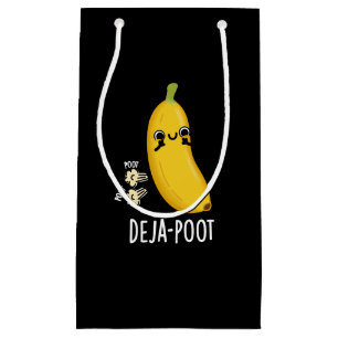 Petit Sac Cadeau Poot de deja Funny Banana Double Pun de panier fon