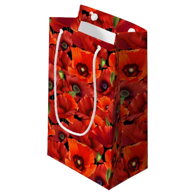 Petit Sac Cadeau Poppy (Devant Angle)