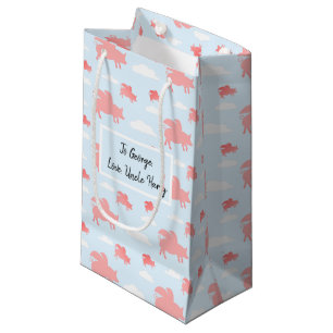 Petit Sac Cadeau Porcs volants lunaires