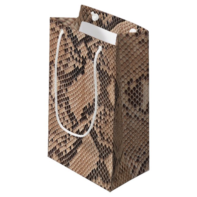 Petit Sac Cadeau Poster de animal Cool Motif Snakeskin (Devant Angle)