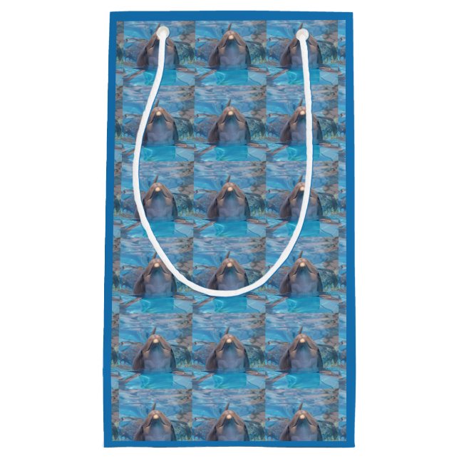 Petit sac cadeau pour dauphins à bec (Devant)