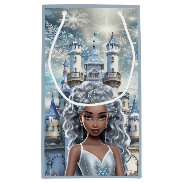 Petit Sac Cadeau Princesse de Glace (Dos)