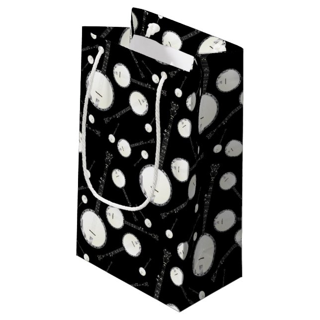 Petit Sac Cadeau Professeur de musique de Banjo (Dos Angle)