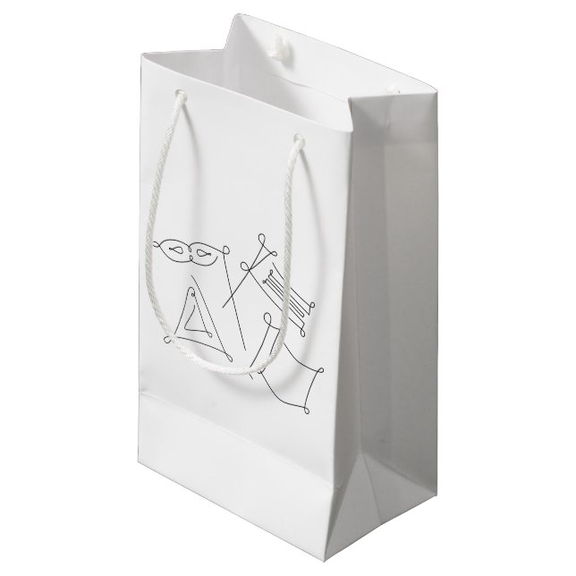 Petit Sac Cadeau Purim (homonymie) (Devant Angle)