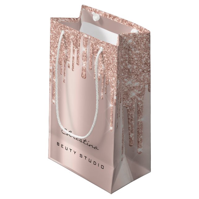 Petit Sac Cadeau Quinceañeras Sweet 16e Lashes de maquillage nuptia (Devant Angle)