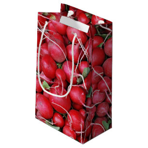 Petit Sac Cadeau Radis rouges