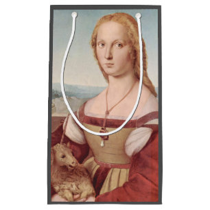 Petit Sac Cadeau Raphael Dame et la Licorne Classique beaux-arts