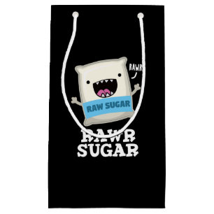Petit Sac Cadeau Rawr sucre drôle Nourriture Pun Dark BG