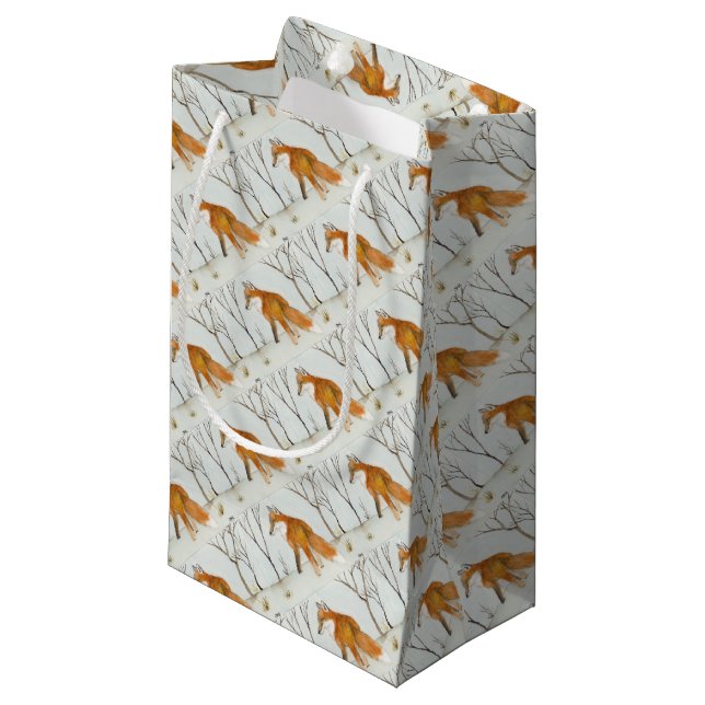 Petit Sac Cadeau Red Fox small gift bag (Devant Angle)