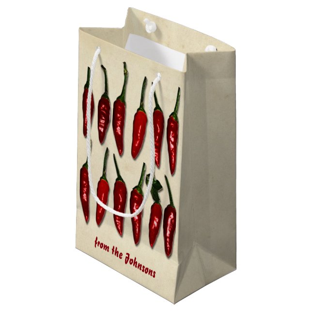 Petit Sac Cadeau Red Hot Chili Peppers a personnalisé (Devant Angle)