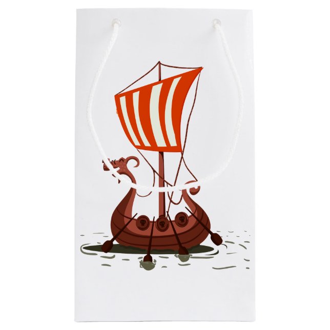 Petit Sac Cadeau Règle de Vikings (Dos)