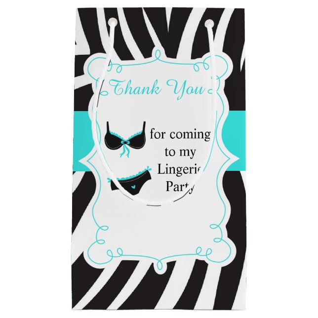 Petit Sac Cadeau Remerciement de fête de lingerie (Devant)