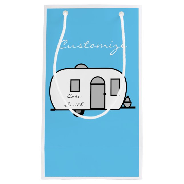 Petit Sac Cadeau Remorque arrondie Thunder_Cove de voyage (Devant)