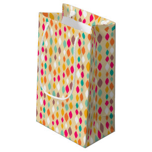 Petit Sac Cadeau Rétro motif d'abrégé sur style
