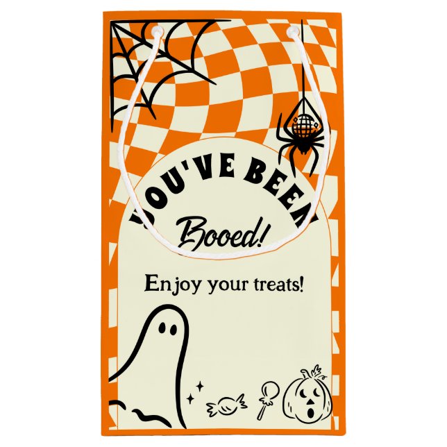 Petit Sac Cadeau Retro Nous avons été Booed Vous avez été Booed Gam (Dos)