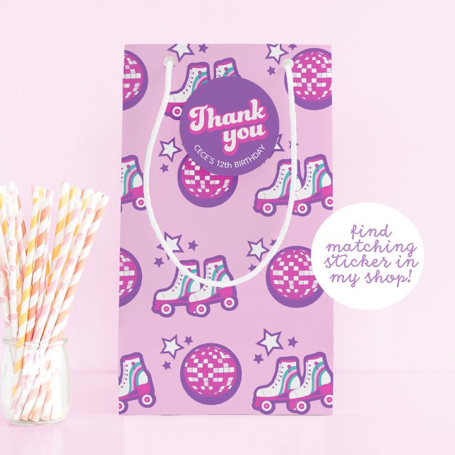 Petit Sac Cadeau Rétro super rouleau disco (Créateur téléchargé)