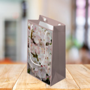 Petit Sac Cadeau Rhododendron rose fleurit