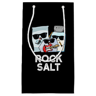 Petit Sac Cadeau Rock Salt Funny Condiment Music Pun Dark BG