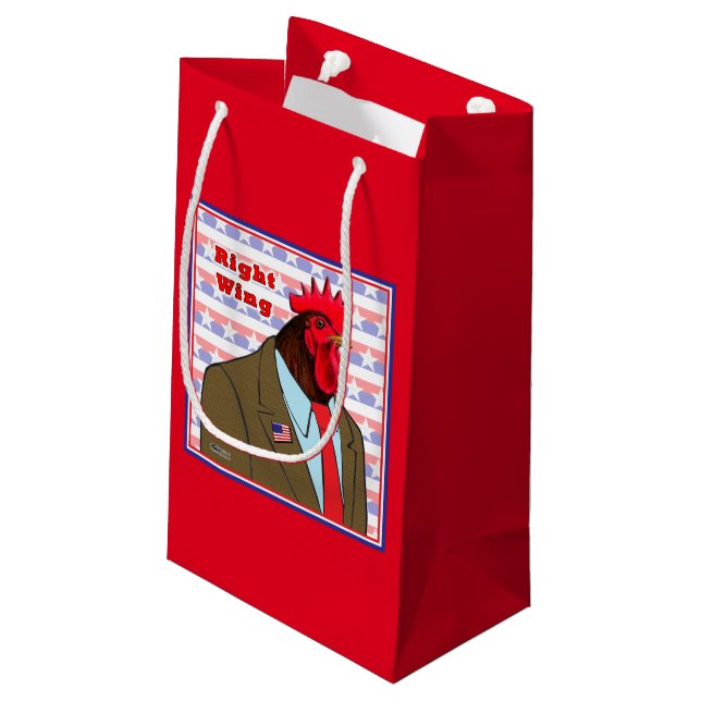Petit Sac Cadeau Rooster de droite (Dos Angle)