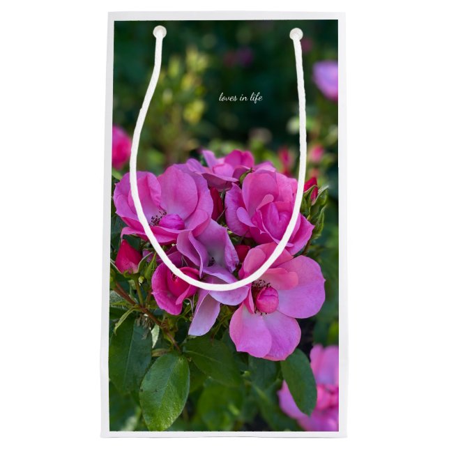 Petit Sac Cadeau Rose lavande (Devant)