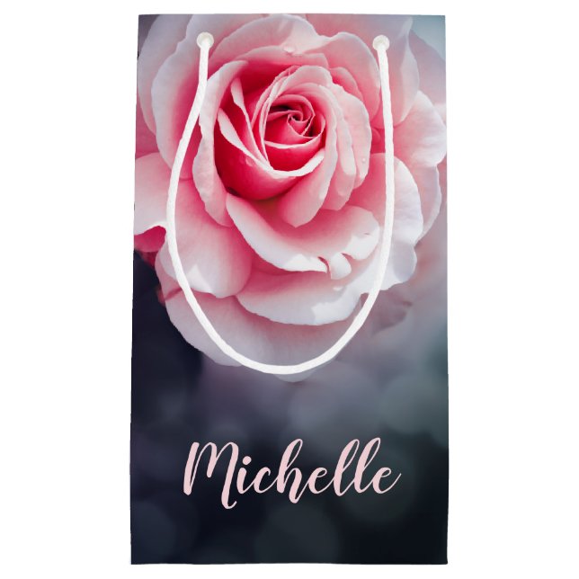 Petit Sac Cadeau Roses roses roses féministes Floral Photo (Devant)