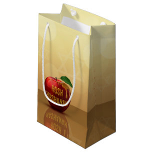 Petit Sac Cadeau Rosh Hashanah Juif Nouvel An Honey Apple