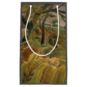 Petit Sac Cadeau Rousseau Jungle Tropical Tiger Art