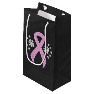 Petit Sac Cadeau Ruban Chalkboard Pink Awareness