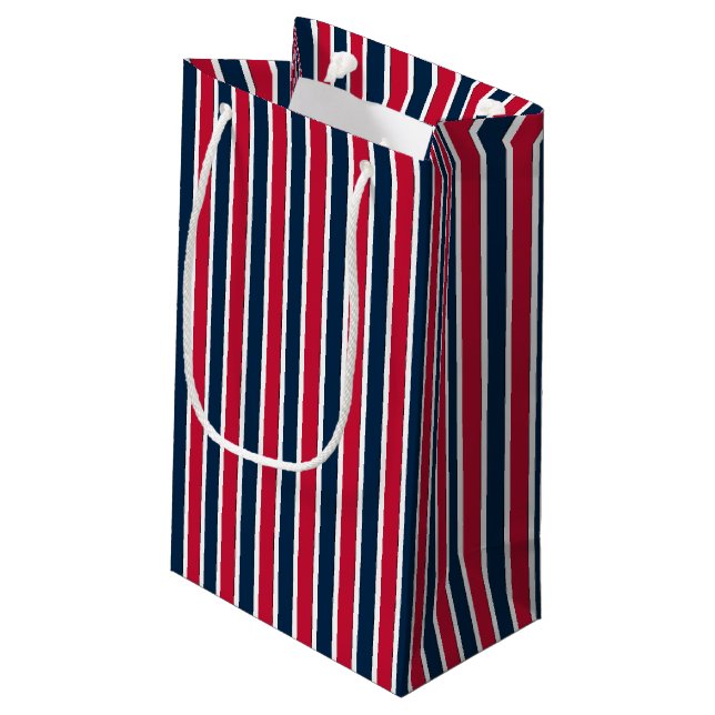 Petit Sac Cadeau RWB Baseball Coordination Stripes 1 GIFT BAG S (Dos Angle)