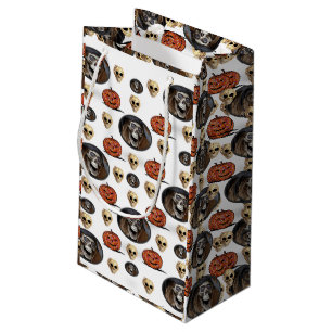 Petit Sac Cadeau Sachet de cadeaux Halloween Joyeux