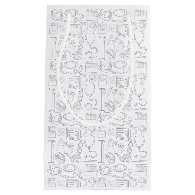 Petit Sac Cadeau Sacoche cadeau infirmière (Devant)